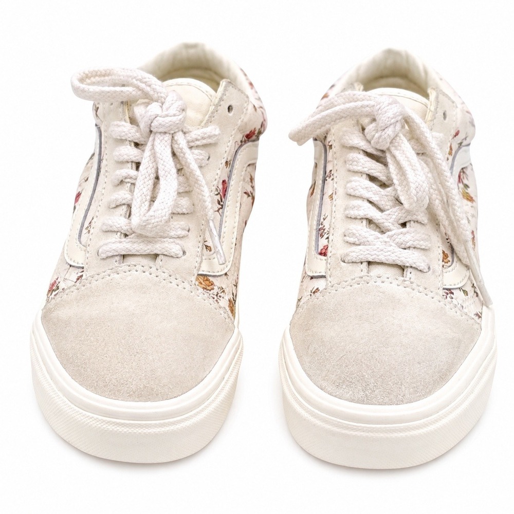 Vans Old Skool Men's 6 Women's 7.5 Floral Print Low Top Casual Sneakers 500714 - Picture 5 of 10